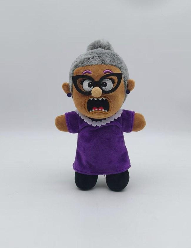 Approved pre-production sample of the grandmother character plush